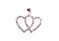 BUSTA PZ.6 CUORE DOPPIO C/STRASS