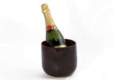 VASO ORCHIDEA Marron - Diam.cm.15  h.15,5