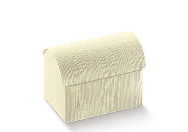 BAULETTO SETA Avorio - Cm.23x14x14,5