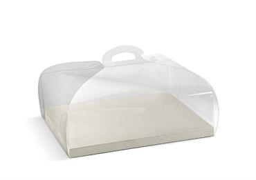 PORTA-COLOMBA/TORTA trasp. cm.35x26x12
