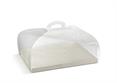 PORTA-COLOMBA/TORTA trasp. cm.35x26x12