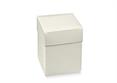 SCAT.Fondo/Cop.PELLE Bianco - Cm.10x10x18 CONF.10PZ.