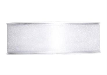 ORGANZA C/ANIMA MM.25 MT.25 BIANCO