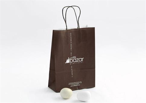 BAG COLOR Man./Ritorto + STAMPA - Cm.18x8x25