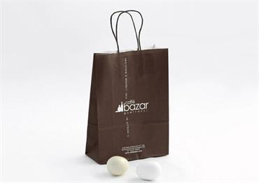 BAG COLOR Man./Ritorto + STAMPA - Cm.18x8x25