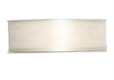 ORGANZA con ANIMA mm 25 mt 25 PANNA