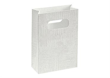 SHOPPER BOX TELA Bianca - Cm.16x8x23