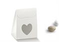 SACC.+FIN. CUORE WHITE - Cm.6x3,5x8 CONF.10PZ.