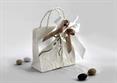 BORSA CARTA MARTELLATA panna cm12x12 CONF.5PZ.