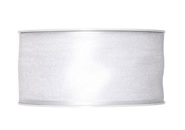 ORGANZA C/ANIMA MM.40 MT.25 BIANCO