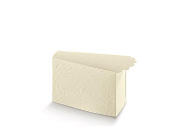 FETTA TORTA SETA AVORIO - Cm.8x4,5x5 CONF.10PZ.