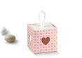 BOX CORDINO BLOOM Rosa - Cm.5x5x5  CONF.10PZ.