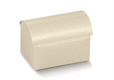 COFANETTO PELLE Bianca - Mm.100x70x75 CONF.10PZ.