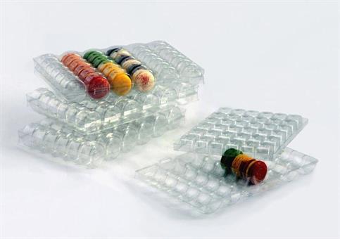 ALVEARE TRASP. x 36 MACARON mm.295x195 h.22 Impilabile