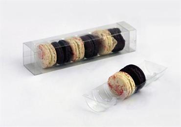 BLISTER BOX +2 TAPPI+ALVEARE da 6 MACARONES - Mm.48x48x22