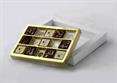 ALVEARE da 15 PRALINE Oro mm.200x140x20