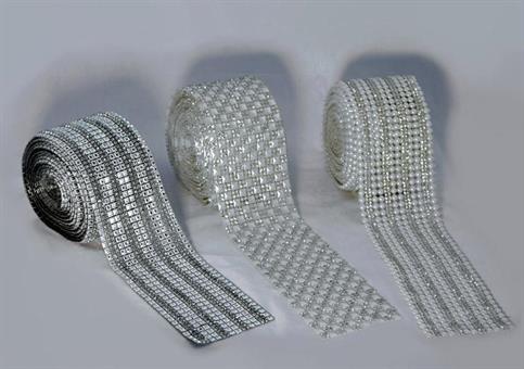 PASSAMANERIA con STRASS e PERLA