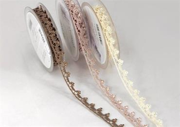 PIZZO Bianco/Marron/Cipria cm.15 mt.10