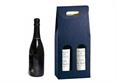 VALIG.+FINESTRA 2 Bt.JUTA BLU cm.18x9x40
