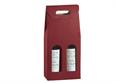 VALIG. c/FIN. 2 bt. Bordeaux cm.18x9x40