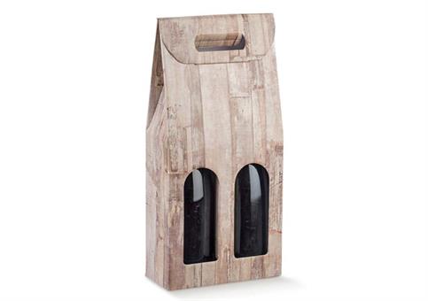 VALIGETTA con FINESTRE 2 Bott.WOOD - Cm.18x9x40