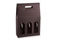 VALIG.con FINESTRA 3 Bt.SKIN COFFEE 27X9X38,5