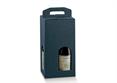 VALIG. con FIN. 4 Bt. JUTA Blu cm.18x18x40