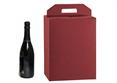 VALIGETTA 6 Bott. SETA Bordeaux - Cm.27X18X40