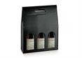 VALIG.3 CHAMP. PELLE Nero - Cm.30x10x38 n