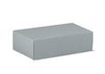 CASS. stesa 2 Bt. PELLE Grigio - Cm.34x18,5x9,5