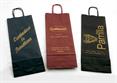 BAG BOTTIGLIA + stampa FLEXO Oro cm.15+8x40