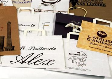 BAG PASTICCERIA con STAMPA cm.18x8x25
