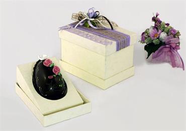SCAT. UOVO DELIVERY/ESPOSITORE Piccola Panna cm.16,5x25 h.18