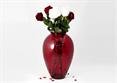 VASO ANFORA Rosso - Diam.cm.29 H.42