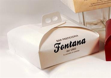 PORTATORTA con STAMPA - Cm.29x29x11