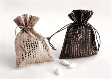 SACCHETTO con CORDINO - Cm.9x12 CONF.5PZ.