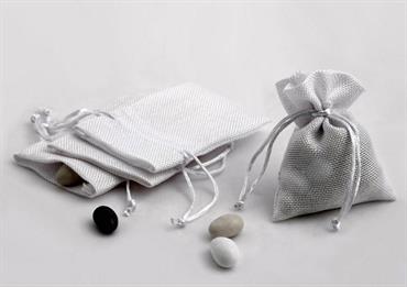 SACCHETTO TELA Bianco - Cm.9x12 CONF.10PZ.