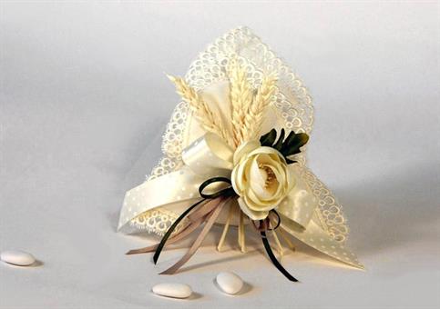 FAZZ.MISTO SETA con ORLO MACRAME'