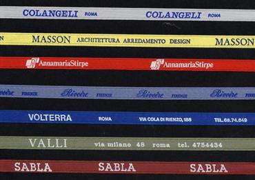 NASTRO personalizz. DOPPIO RASO - Mm.10 mt.100/Prezzo al mt.