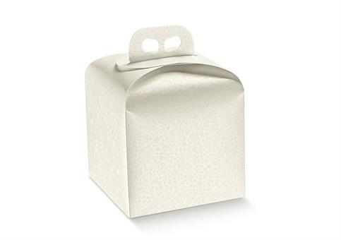 AST.PANETTONE alto SFERE Bianco - Cm.20x20x18