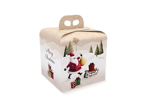 AST.PANETTONE alto S.CLAUS SLED 20X20X18 n