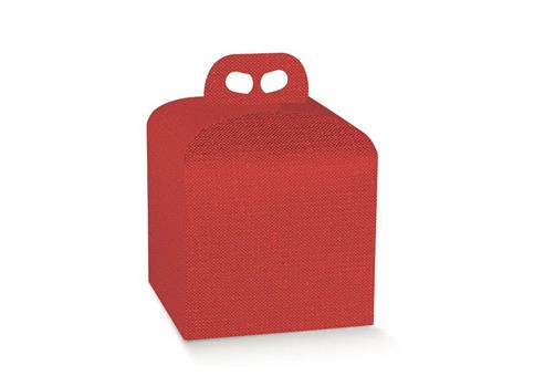 AST. PANETTONE Alto LINO Rosso - Cm.20x20x18