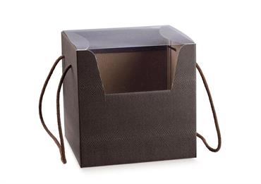 PRESTIGE+TRASP CM 21X21X21 SKIN COFFE